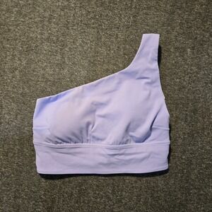 NWT Lululemon Align Asymmetrical Bra C/D Womens Size 6 Light Purple LW2DTLS